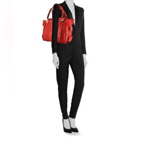 Chloe - Heloise XL - shoulder bag - RED leather - EUC